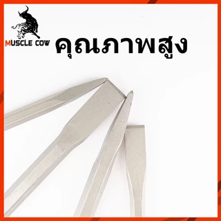 MUSCLE COW ดอกสกัดโรตารี่รวม 4 แบบ สำหรับเจาะปูน งานรื้อถอน แข็งแรง ทนทาน ใช้ได้กับสว่านไฟฟ้า