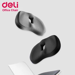 Deli เบาะรองนั่ง เบาะรองนั่งเพื่อสุขภาพ ลดแรงกดทับบริเวณก้น ใช้ได้กับเก้าอี้หลากหลายแบบ Cushion