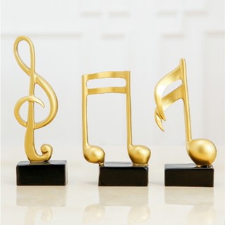 DT59-82 โมเดลโน๊ตเปียโนสีทองฐานสีดำ