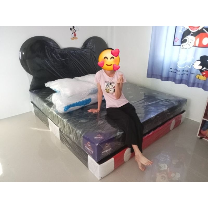 🖤♥️เตียงมิกกี้พร้อมที่นอน🖤♥️ - รูปที่ 2
