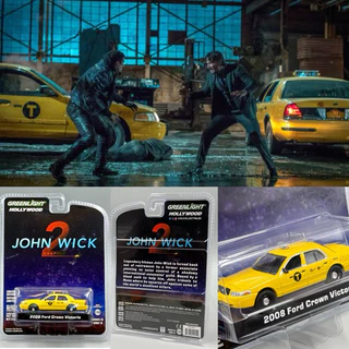 Greenlight | Ford Mustang BOSS & Dodge Charger RT & Chevelle SS & Phymouth Cuda & Taxi จากหนัง John Wick สเกล 1:64