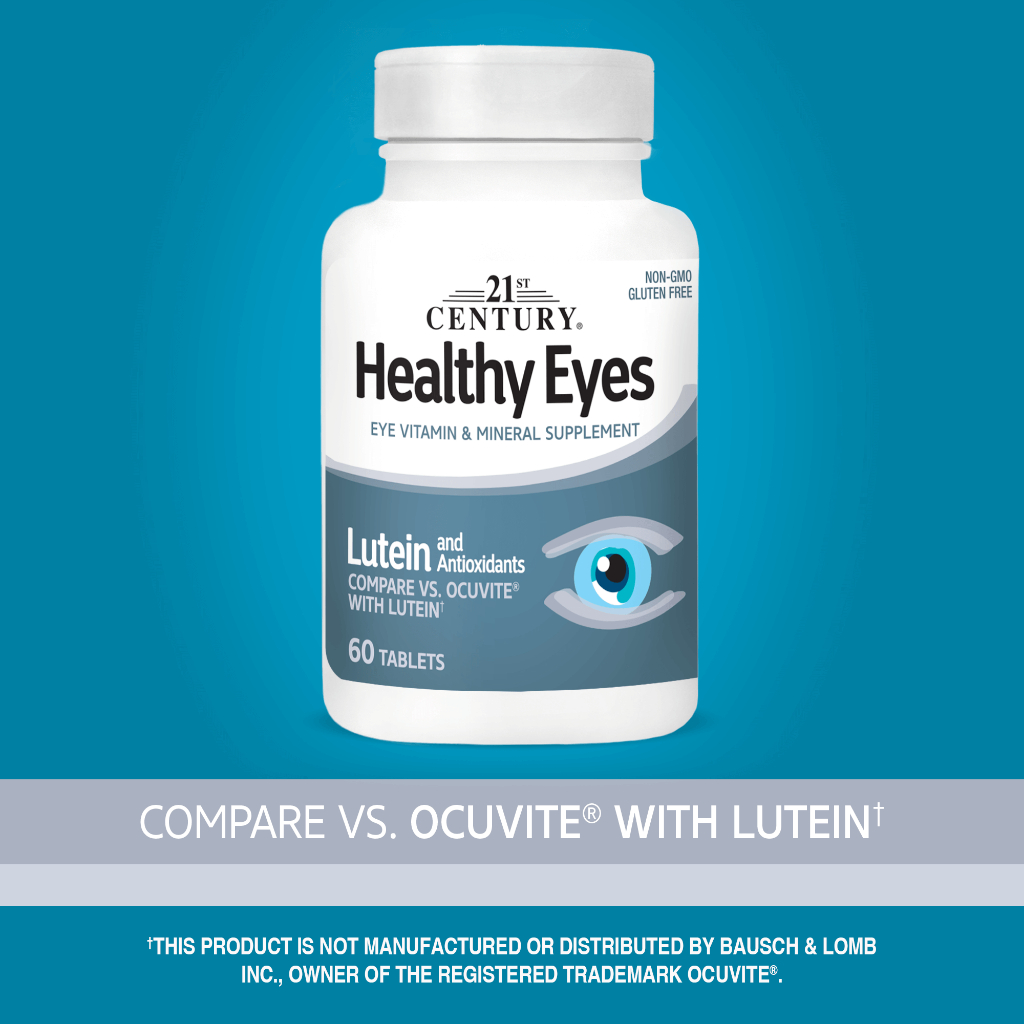 21st Century Healthy Eyes Lutein & Antioxidants (60Tablets) ลูทีน