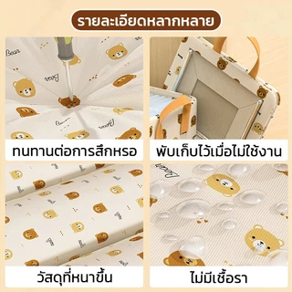 47L 50x31x30cm กล่องเก็บเสื้อผ้า พับได้ เก็บเสื้อผ้า กางเกง มีที่จับ มีโครงเหล็ก กล่องจัดเก็บผ้าในตู้ กล่องใส่ของ