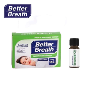 แผ่นแปะจมูก BetterBreath นอนกรน ภูมิแพ้คัดจมูก