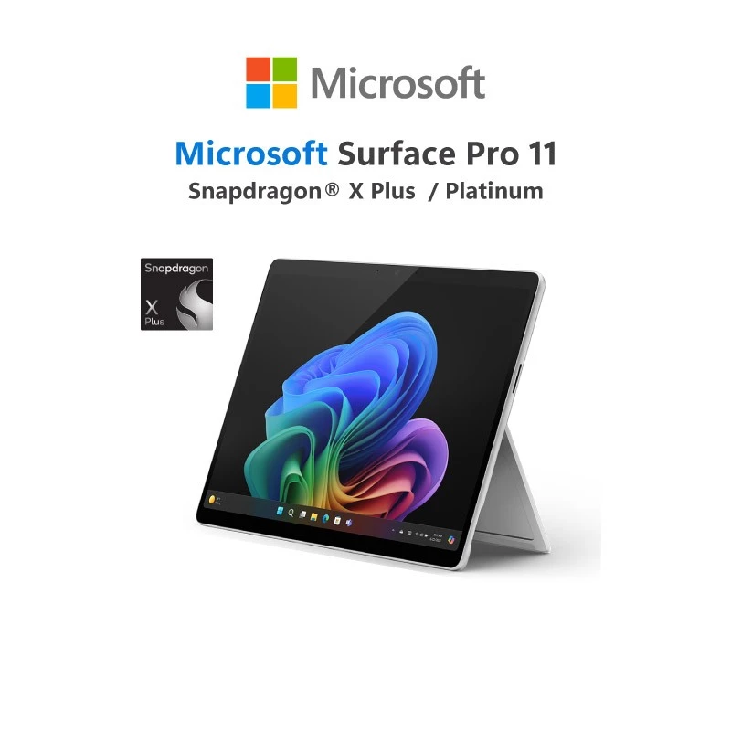 Surface Pro 11/Snapdragon X Plus/16GB/512GB /Platinum/Windows 11 Home