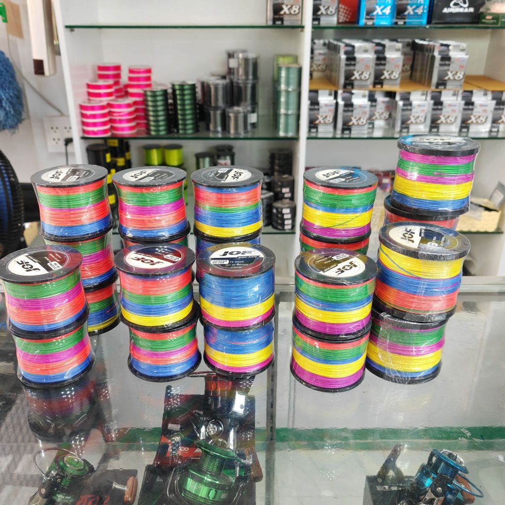สาย PE JOF ถัก 8 ยาว 100 เมตร และ 300 เมตร (สินค้าส่งจากไทย 2-3 วัน)