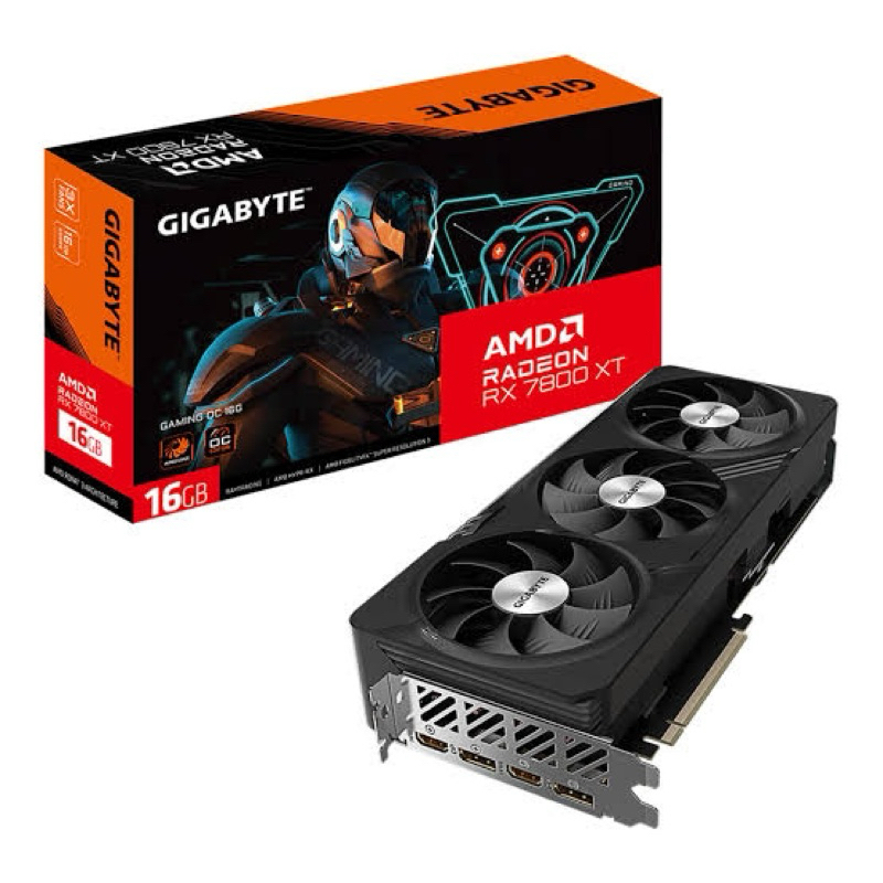 VGA (การ์ดแสดงผล) GIGABYTE RADEON RX 7800 XT GAMING OC 16G - 16GB GDDR6 มือสองประกัน 3 ปี