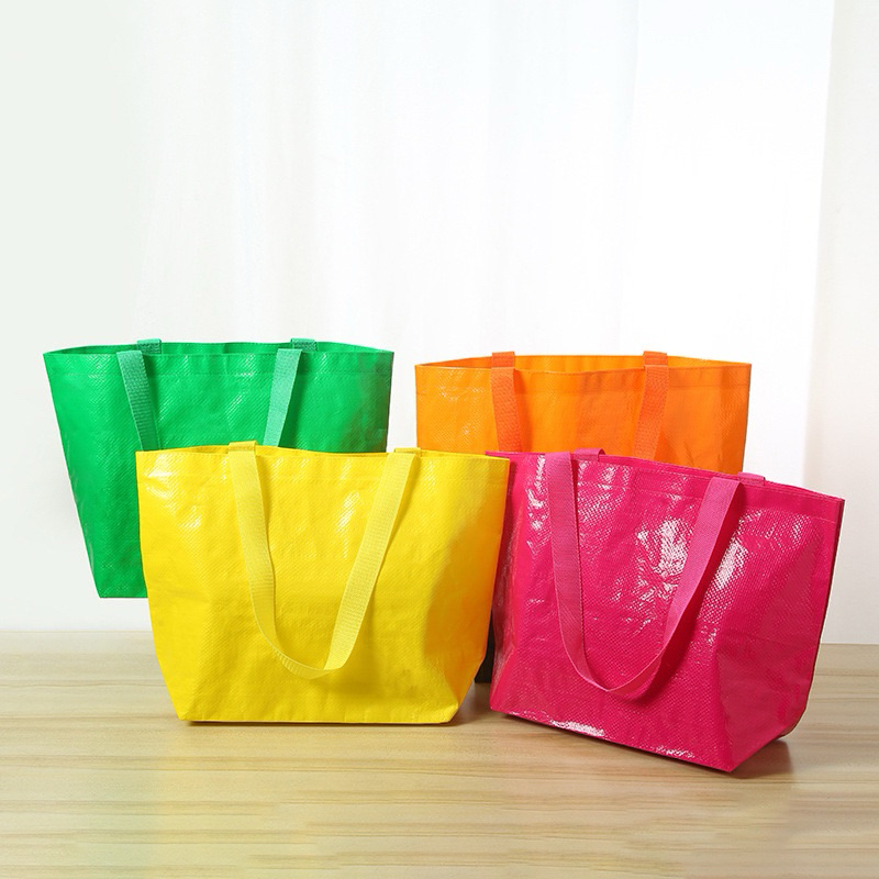 Shopping bag ถุงผ้ากระสอบสาน ถุงผ้าช้อปปิ้ง ถุงใส่ของลดโลกร้อน