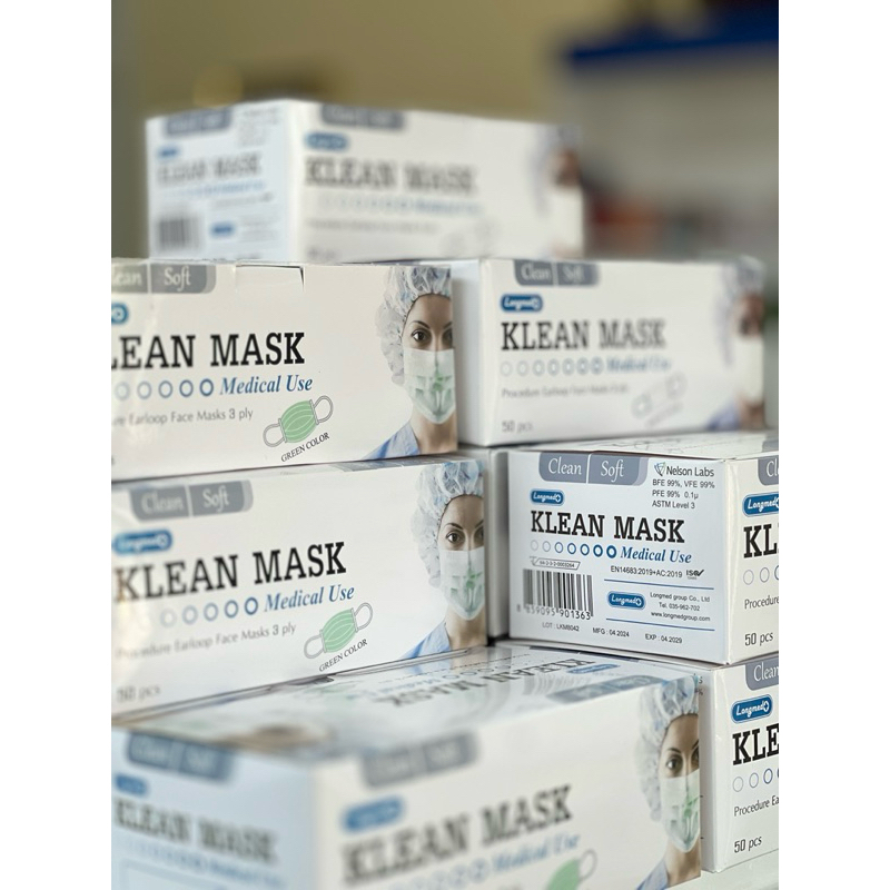 KLEAN MASK หน้ากากอนามัยทางการแพทย์ 3 ชั้น มั่นใจกับมาตรฐาน Nelson Labs นุ่มใส่สบาย