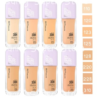 Maybelline Superstay Lumi-Matte Foundation รองพื้นเนื้อแมท ล็อคผิวเนียน ติดทน 30 ชม. มีกันแดด 35ML.