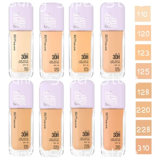 Maybelline Superstay Lumi-Matte Foundation รองพื้นเนื้อแมท ล็อคผิวเนียน ติดทน 30 ชม. มีกันแดด 35ML.