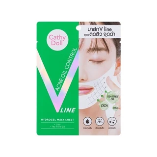 Cathy Doll ไฮโดรเจลมาส์ก ชีท 18g เคที่ ดอลล์ สำหรับกระชับใบหน้าและควบคุมความมัน
