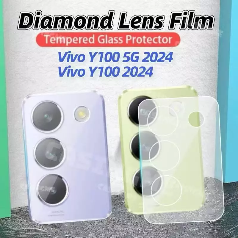 ฟิล์มเลนส์กล้อง สำหรับVivo Y19s Y200 Y28 4G Y03 Y18 Y100 V29 V29E V27 Pro V30 Pro Y36 5G Y27 Y27S Y17S เลนส์กล้อง
