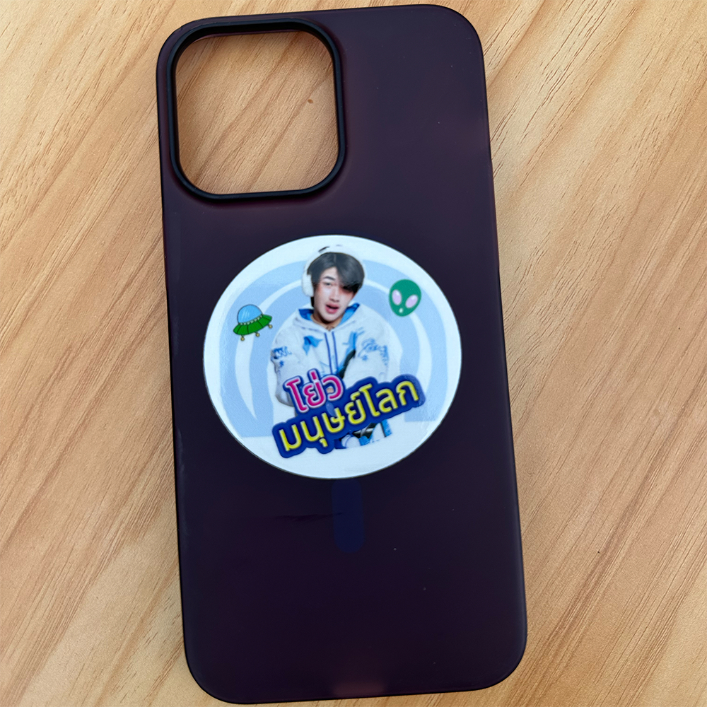 TanKhunKiw สติกเกอร์ UV DFT พรีเมี่ยม ขนาดประมาณ 6x7 เซนติเมตร สามารถเอาไว้ติดแก้ว ติดเคสโทรศัพท์ ใช