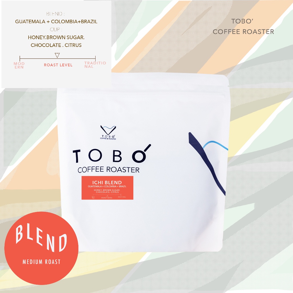 Ichi Blend / เมล็ดกาแฟเบลนด์ Guatemala,Colombia,Brazil