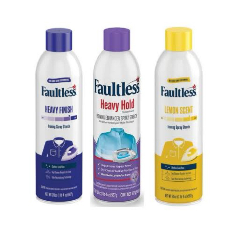 🇺🇸 นำเข้าจากอเมริกา สเปรย์อัดกลีบ 3สูตร พรีเมียม/ เลมอน/ ลาเวนเดอร์ 560มล. Faultless spray
