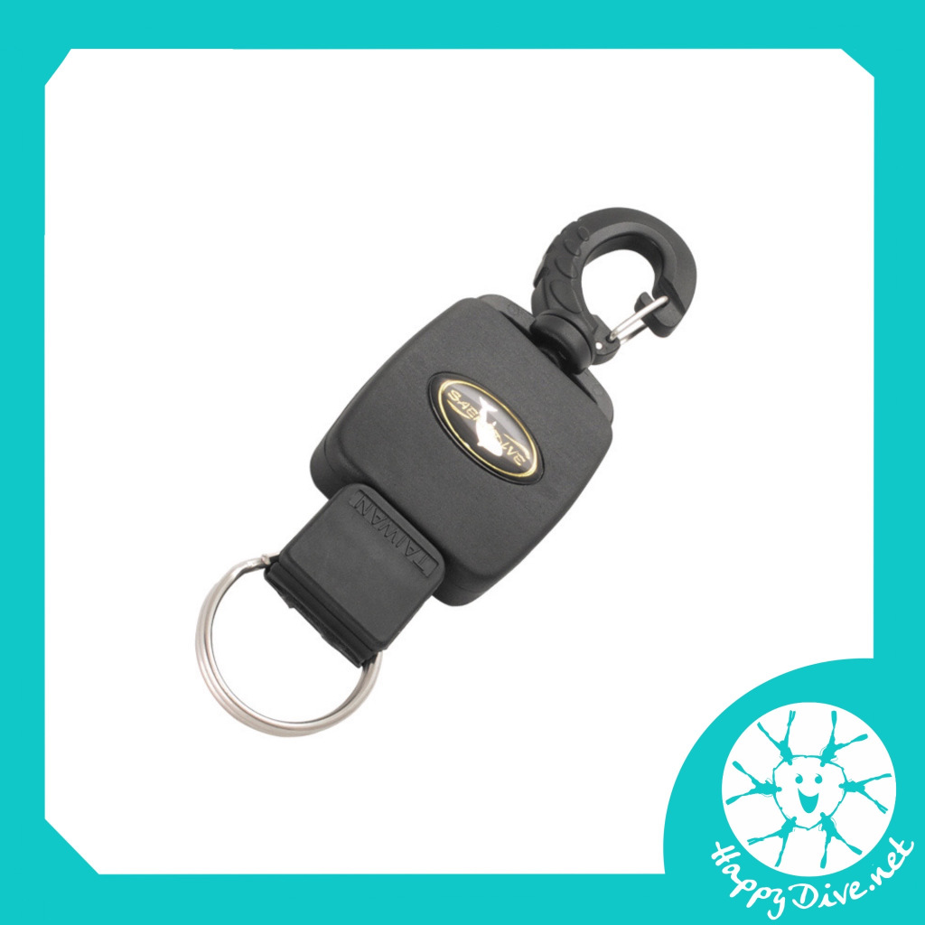 ✨ Saekodive Small Retractor – Clip/Ring - ตัวเกี่ยว Pressure Gauge แบบมีสปริงยืดได้