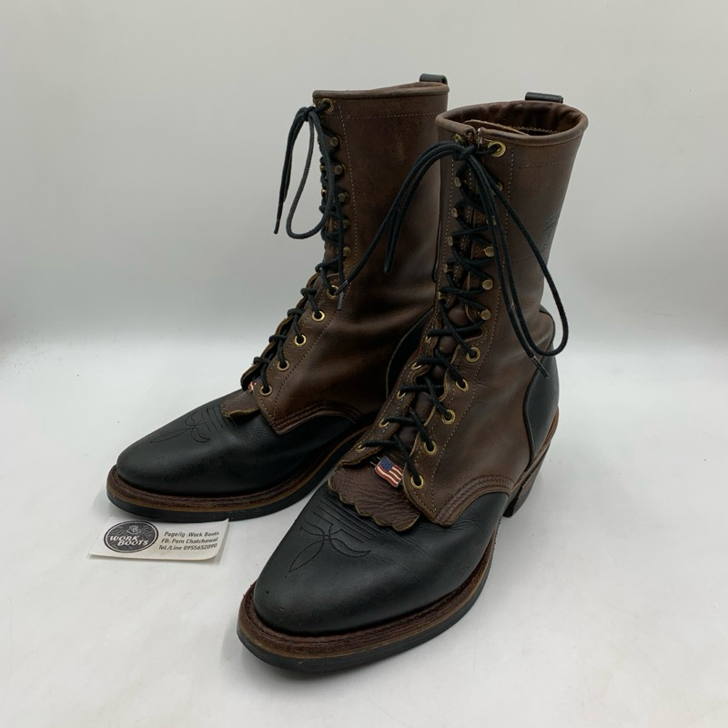 Vtg 90's Chippewa packer two tone43