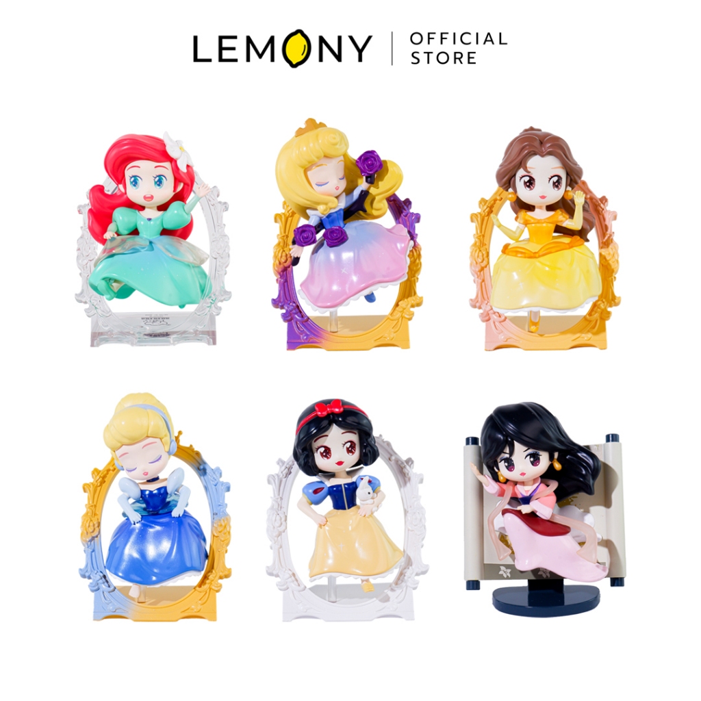LEMONY Disney Princess Dream Series  กล่องจุ่ม ดิสนีย์ เจ้าหญิงแสนหวานซีรีย์ ขนาด 70 กรัม