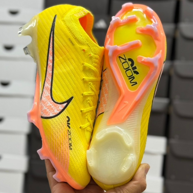 รองเท้า สตั๊ด รองเท้า ฟุตบอล NIKE ZOOM MERCURIAL VAPOR 15 ELITE FG ใส่ไม่ได้เปลี่ยนได้ แถม ถุงผ้า + ดันทรง + กล่อง
