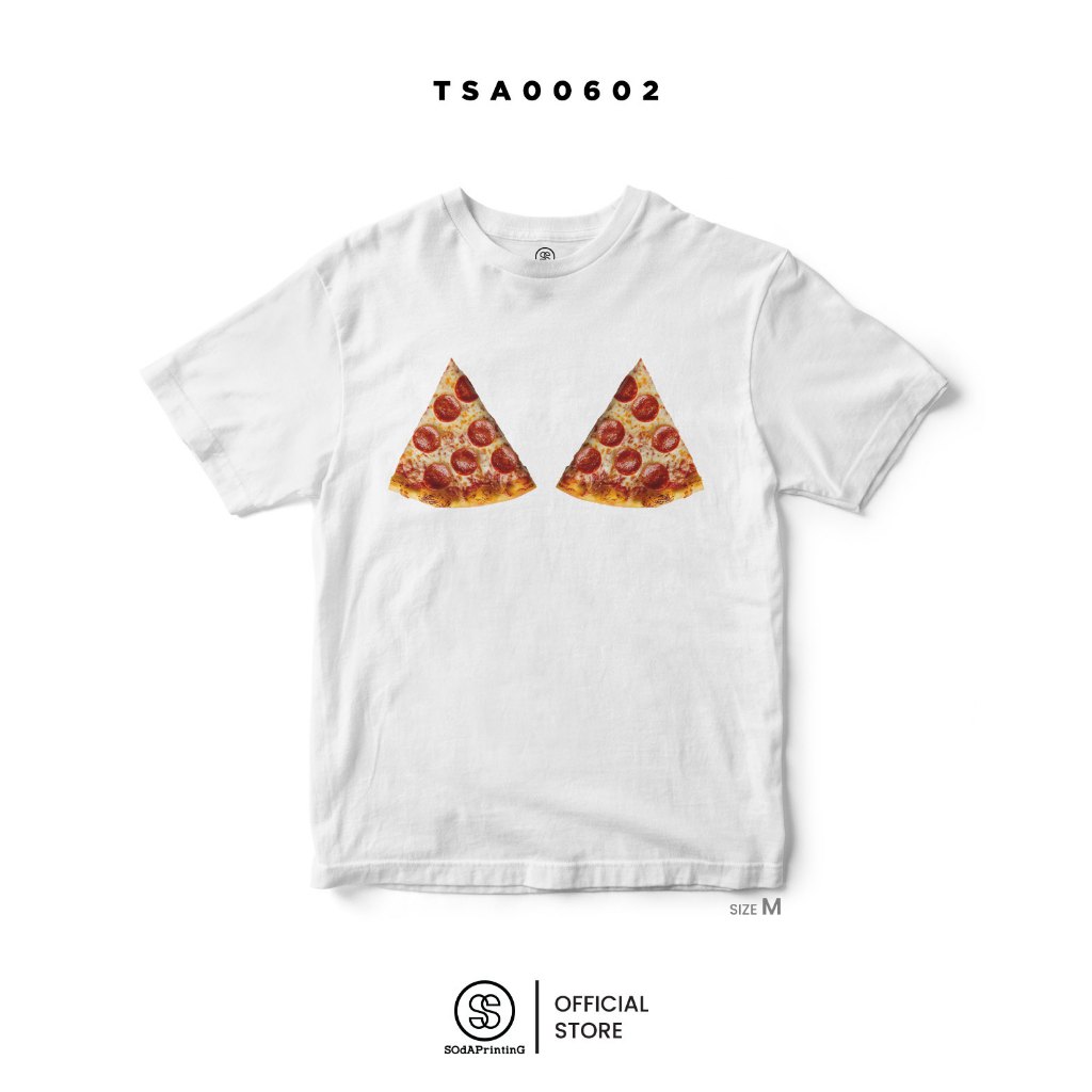 เสื้อยืด ลาย พิชช่า 🍕 รหัส TSA00602 (C32) #พิซซ่า #Pizza #เสื้อยืดพิซซ่า #เสื้อยืด #SOdAPrintinG