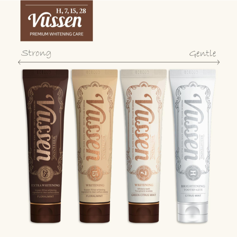 ( แท้ / พร้อมส่ง ) Vussen Whitening Toothpaste [ยาสีฟันพรีเมียมจากเกาหลี]
