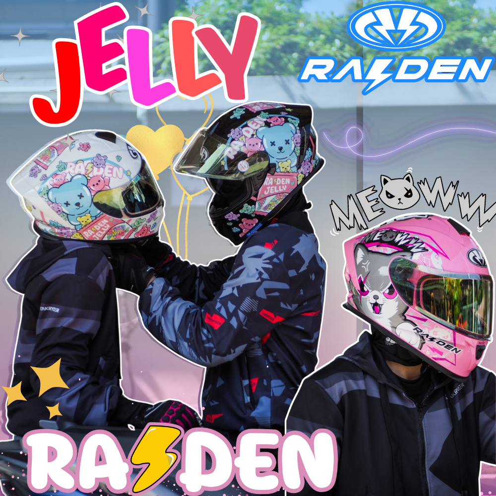 ส่งด่วน‼️ หมวกกันน็อค RAIDEN รุ่น BLADE มีแว่นด้านใน พร้อมชิลด์ปรอท!! ของแท้!! ส่งไว!! SP.bike