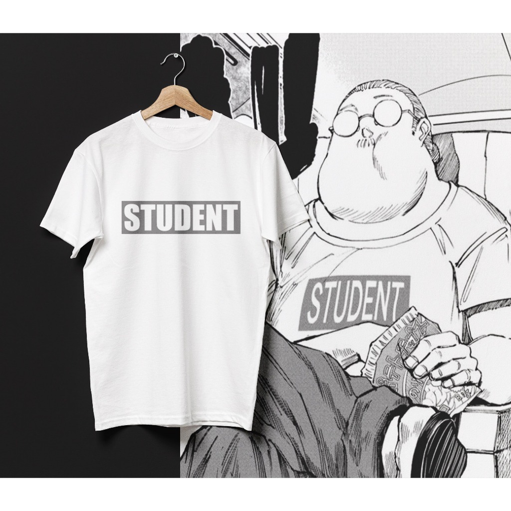 เสื้อยืด STUDENT จากการ์ตูนเรื่อง Sakamoto Days ใส่เท่ห์ๆเลยมี 2 สี สีขาว กับ สีเหลือง - รูปที่ 2