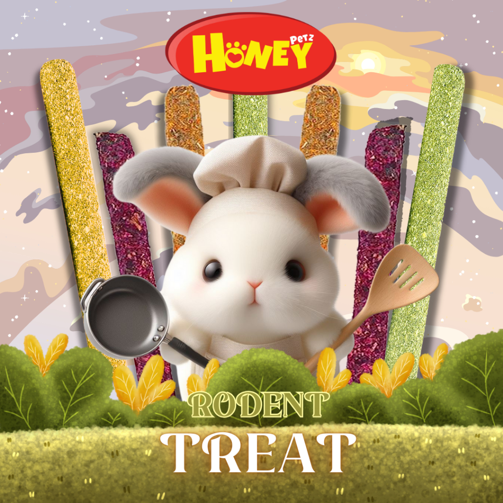 หญ้าแท่ง ขนมฝึกสำหรับสัตว์ฟันแทะ  RODENT TREAT