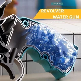 ปืนฉีดน้ำ สำหรับเด็กผู้ชาย 3D REVOLVER WATER GUN สำหรับเทศกาลสงกรานต์