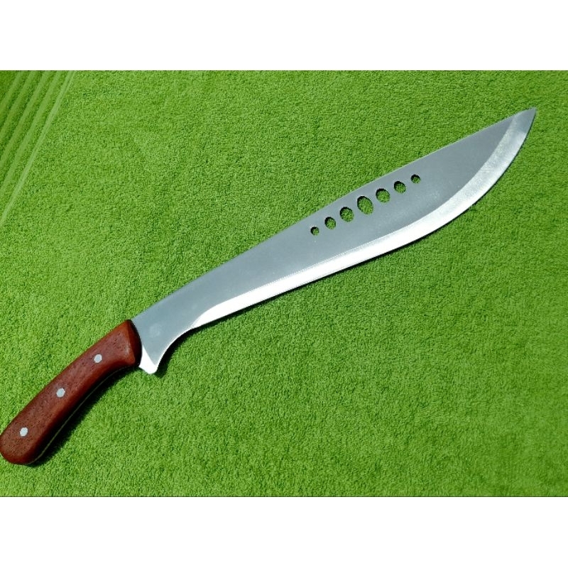 อุปกรณ์พกพามีดเดินป่า รุ่น Columbia USA SABER  B07 ใบเลสด้ามไม้ พร้อมซองผ้า มีดสปาต้า ยาว ขนาด ( 50cm )