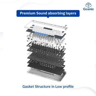Gconic A75 Pro Ultra Slim Mechanical Keyboard