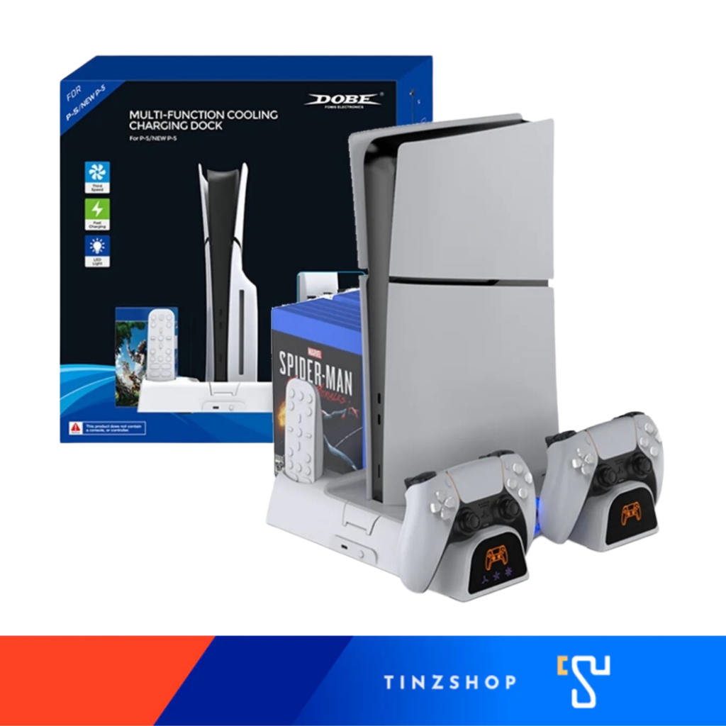 [ส่งด่วน] PlayStation 5 DOBE TP5-3532D Multi-Function Cooling Charging Dock แท่นชาร์จ ใช้กับ PS5 ทุกรุ่น