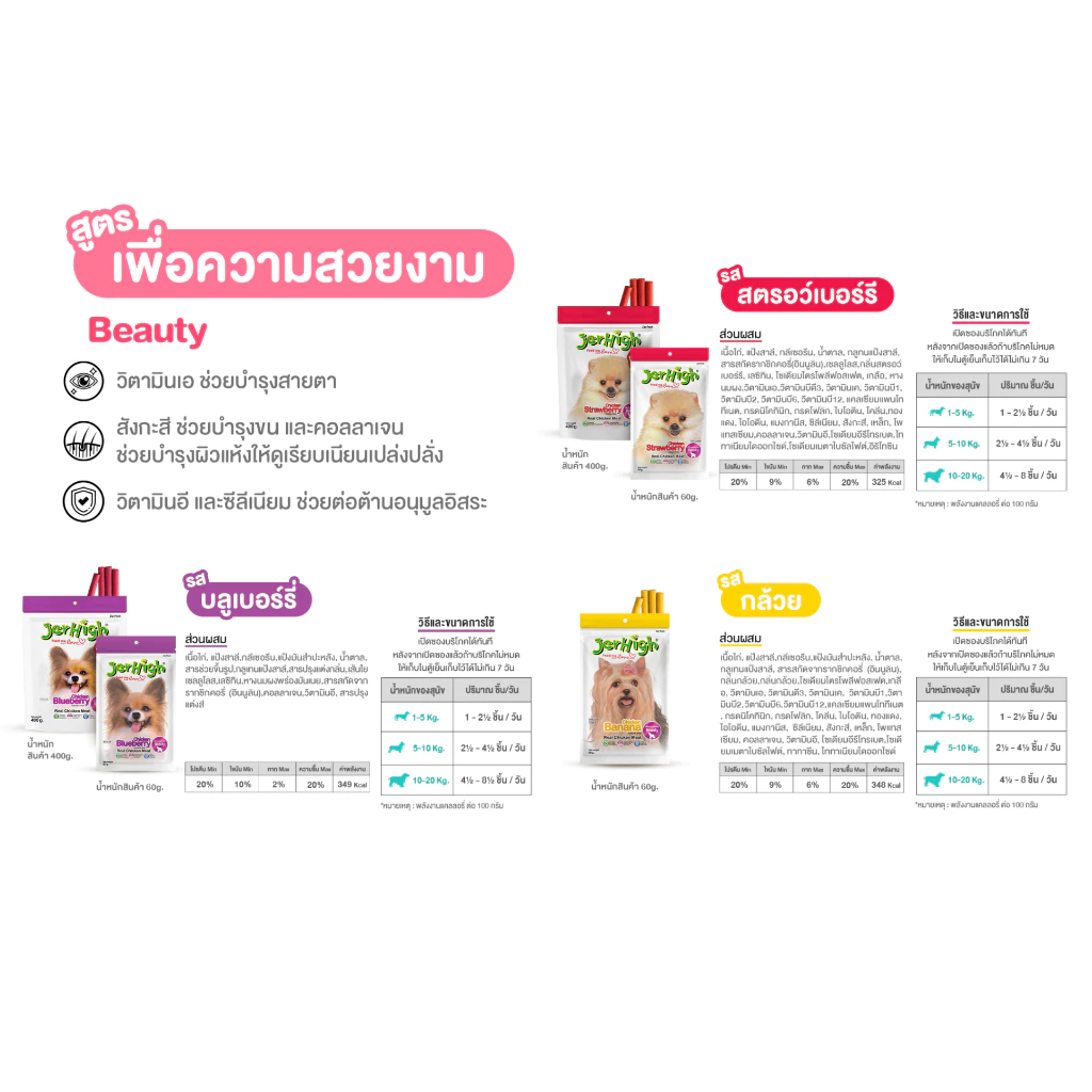 Jerhigh Stick ขนมสุนัข 400g thumbnail 3