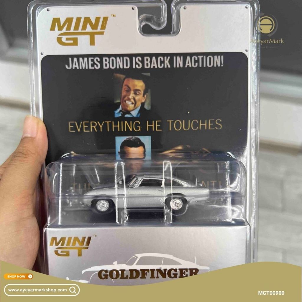 MINI GT Aston Martin DB5 Goldfinger MGT00900-007ECH (Blister Packaging) (1:64)
