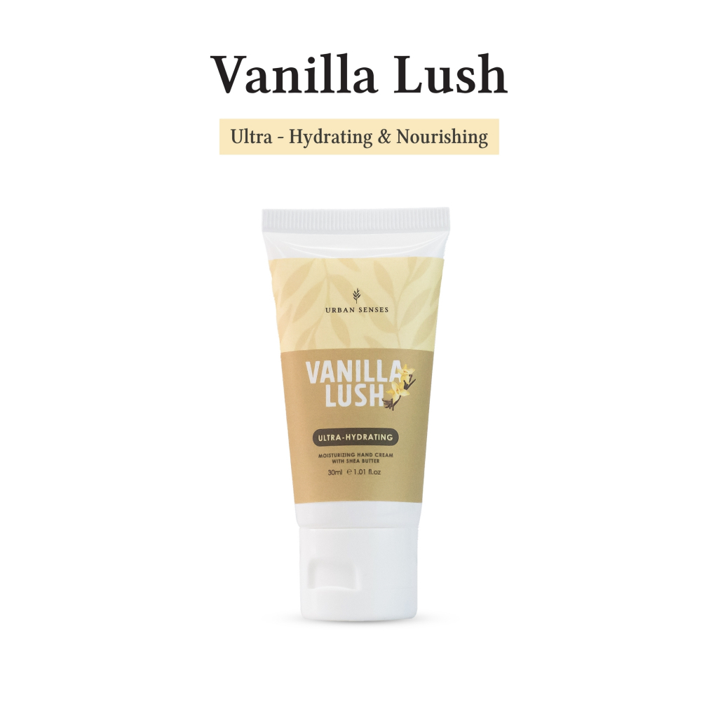 ครีมทามือ ครีมบำรุงมือและเล็บ แฮนด์ครีม Urban Senses Ultra Hydrating Hand Cream - Vanilla Lush 30 ml.