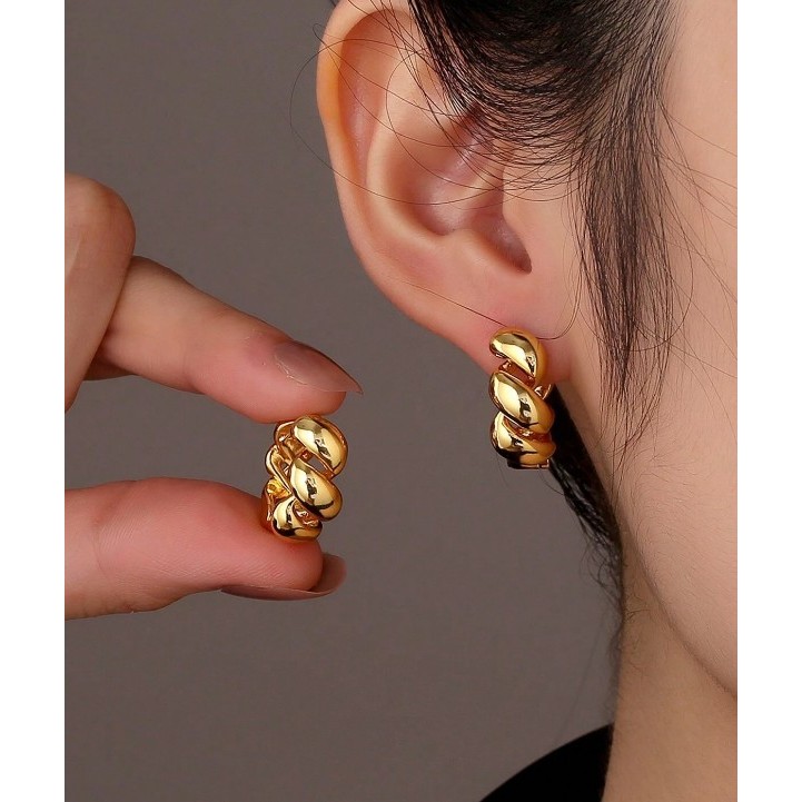 KYM.vibes - marshies earrings ต่างหุห๋วงสแตนเลส มี 2 สี