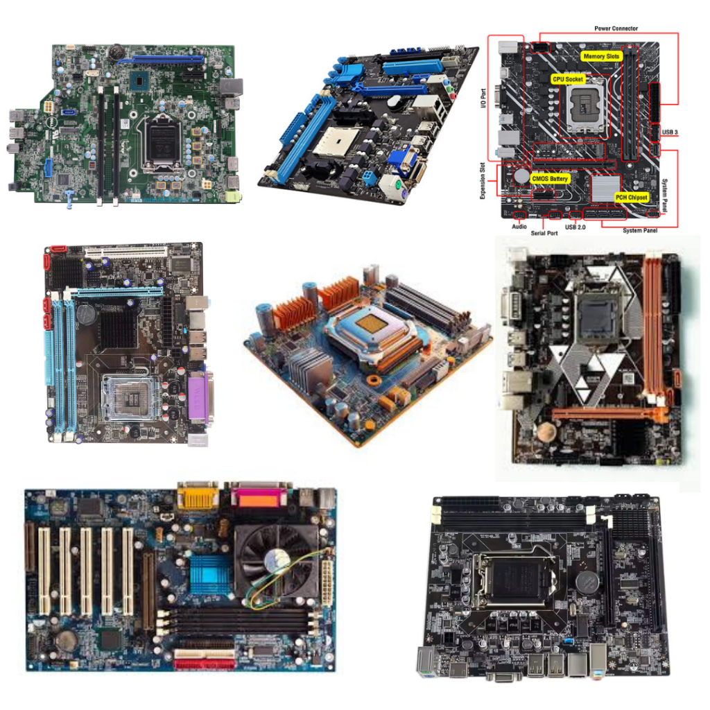 เมนบอร์ดมือสอง PC ยี่ห้อ ASUS - GIGABYTE สินค้าพร้อมใช้งาน อะไหล่คอมพิวเตอร์