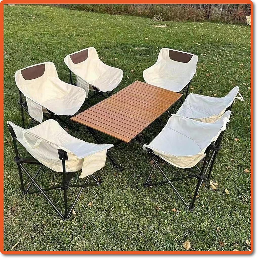 เก้าอี้Camping เก้าอี้ปิคนิคพับได้ เก้าอี้สนาม เก้าอี้กางเต็นท์ เก้าอี้พับได้ สะดวกแข็งแรง ใช้งานง่ายเก็บง่าย - รูปที่ 4