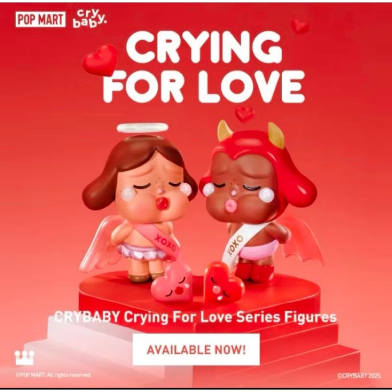 [พร้อมส่งในไทย] CRYBABY Crying For Love Series Figures ระบุตัว(ใช้ส่วนลดร้านโค้ดคุ้ม20%ได้ค่ะ)