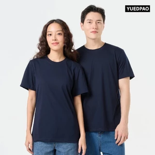 Yuedpao Ultrasoft Non-Iron [NEW] เสื้อยืดคอกลม ผ้านุ่มใส่สบาย ไม่ย้วย ไม่หด ไม่ต้องรีด เสื้อยืดสีพื้น Set Sky Blue