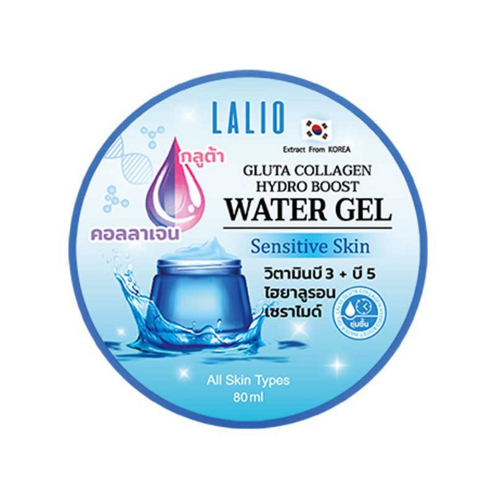 LALIO เจลบำรุงผิว GLUTA COLLAGEN HYDRO BOOST WATER GEL 80 กรัม 1 ชิ้น