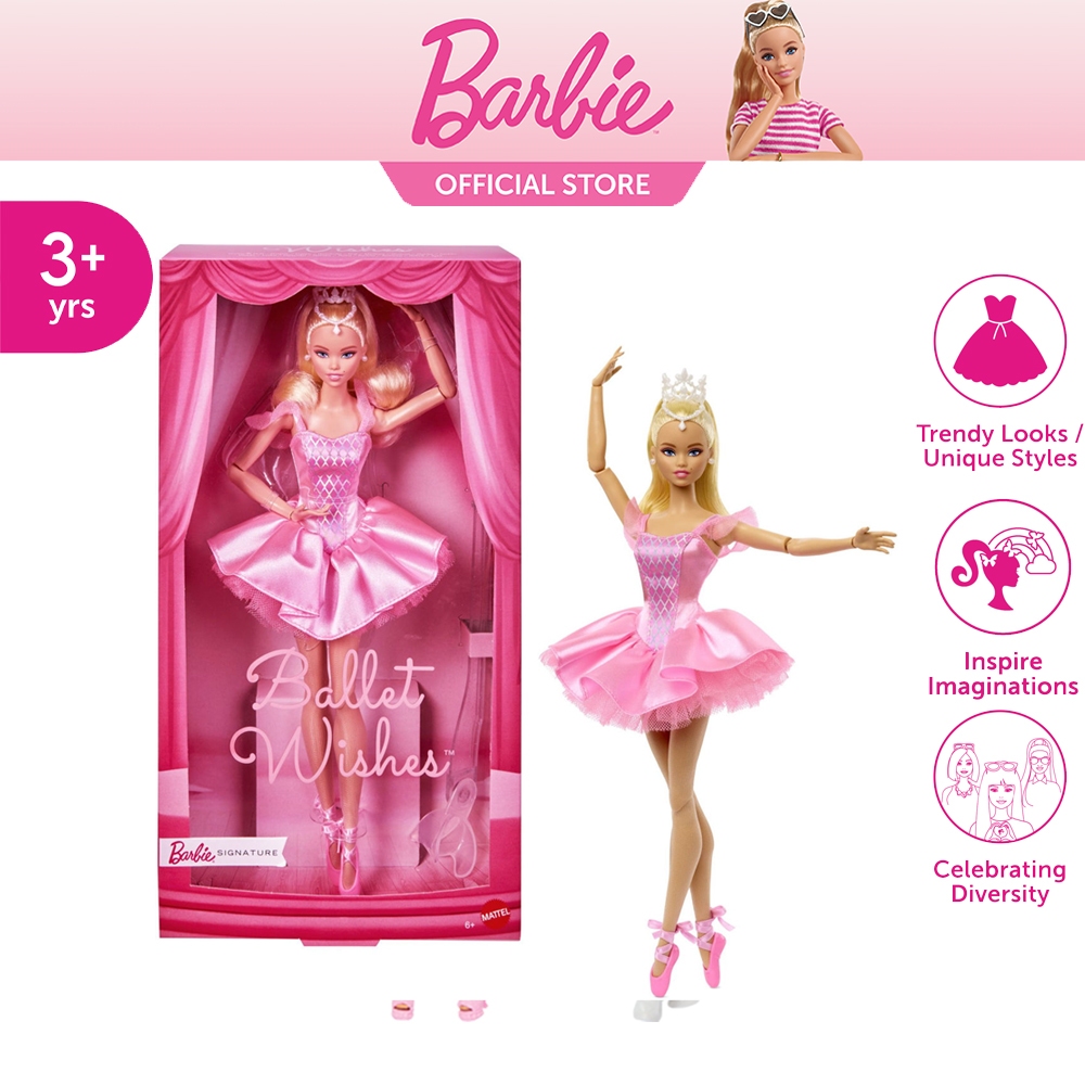 Barbie Signature Ballet Wishes Doll  บาร์บี้ ตุ๊กตาบัลเล่ต์วิช  JBJ09 (JBJ10) ID
