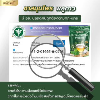 ชาสมุนไพรพลูคาว ชาไทย แบรนด์มณีรัตน์ หอม อร่อย แบรนด์มณีรัตน์