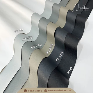 PD หนังเทียม PVC กันน้ำ สีสันสดใส หนังเกรด A งานเฟอร์นิเจอร์ทุกประเภท โทน ดำ เทา ขาว