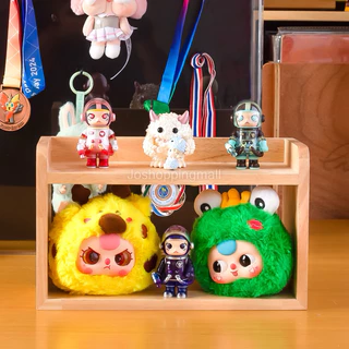 ชั้นไม้แท้ อย่างดี ขัดเคลือบจนไม้เรียบเนียน สไตล์มินิมอล ขนาด 30*12 สูง 18 cm กับ 30*12 สูง 30 cm