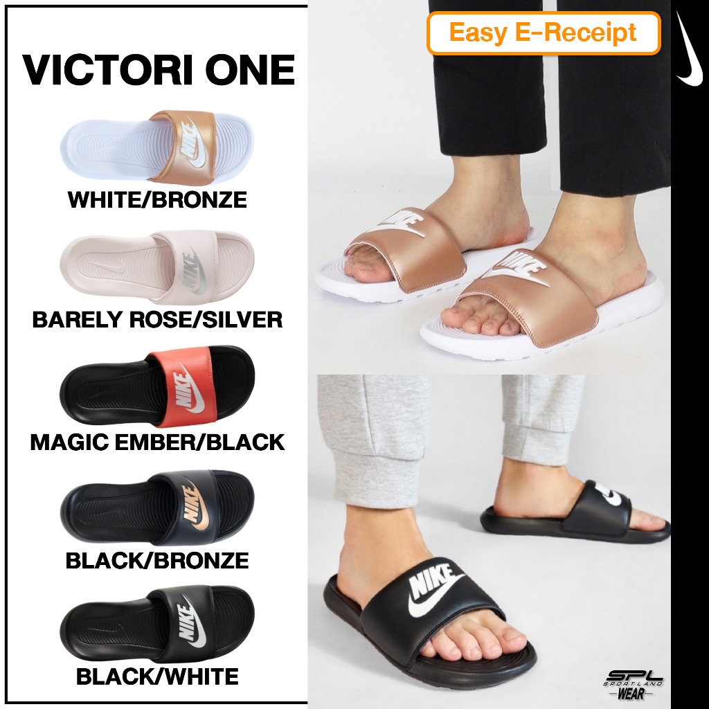 Nike ไนกี้ Collection รองเท้าแตะแฟชั่น รองเท้าแตะแบบสวม W Sandal Victori One Slide (1100)