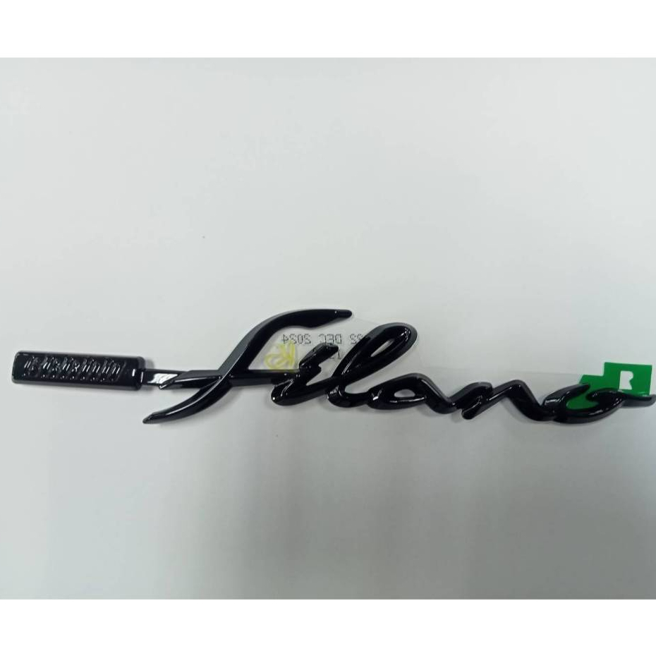 โลโก้ฝาข้างขวา GRAND FILANO 3D สีดำ รุ่น  GRAND FILANO BJK ระบุสีได้ครับ