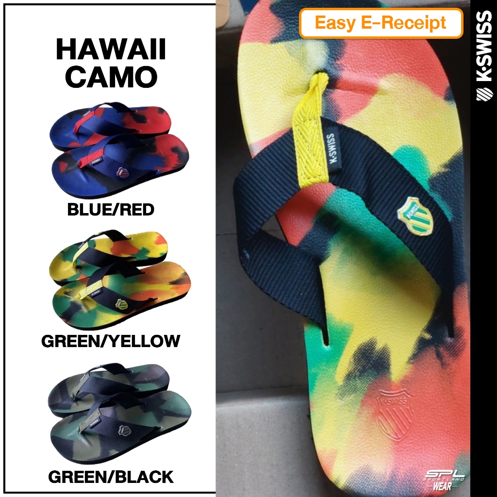 K-Swiss Collection เคสวิส รองเท้าแตะ รองเท้าหูหนีบ M Hawaii-Camo SDID221001M (295)