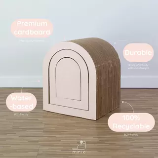 mini.c (มินิซี) ที่ลับเล็บแมว รุ่น ARC Petal (ARC Petal cat scratcher)